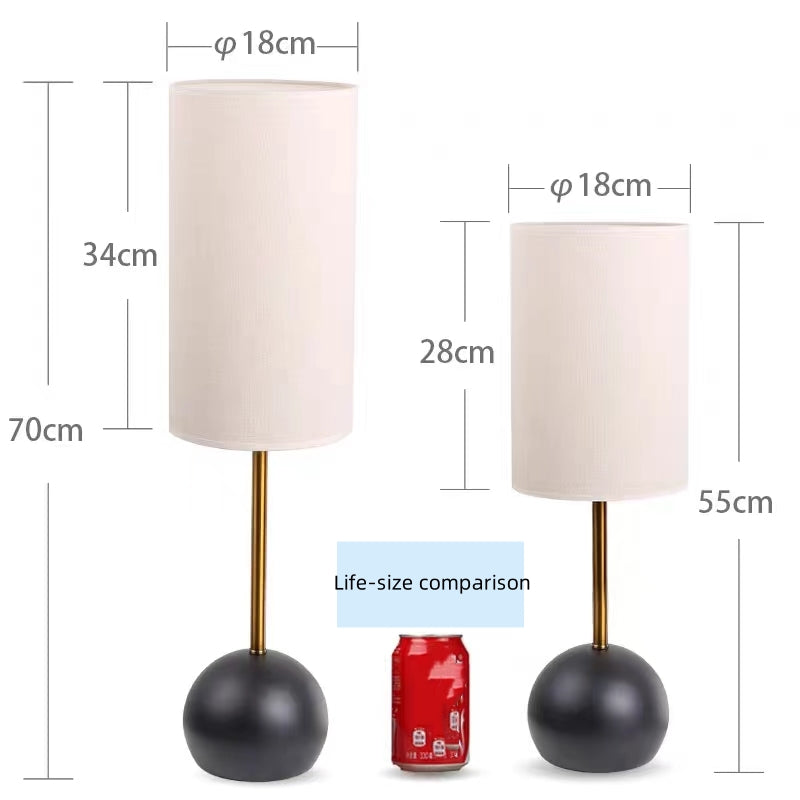 Desk lamp Bedside bedroom modern touch eye protection remote control atmosphere lamp