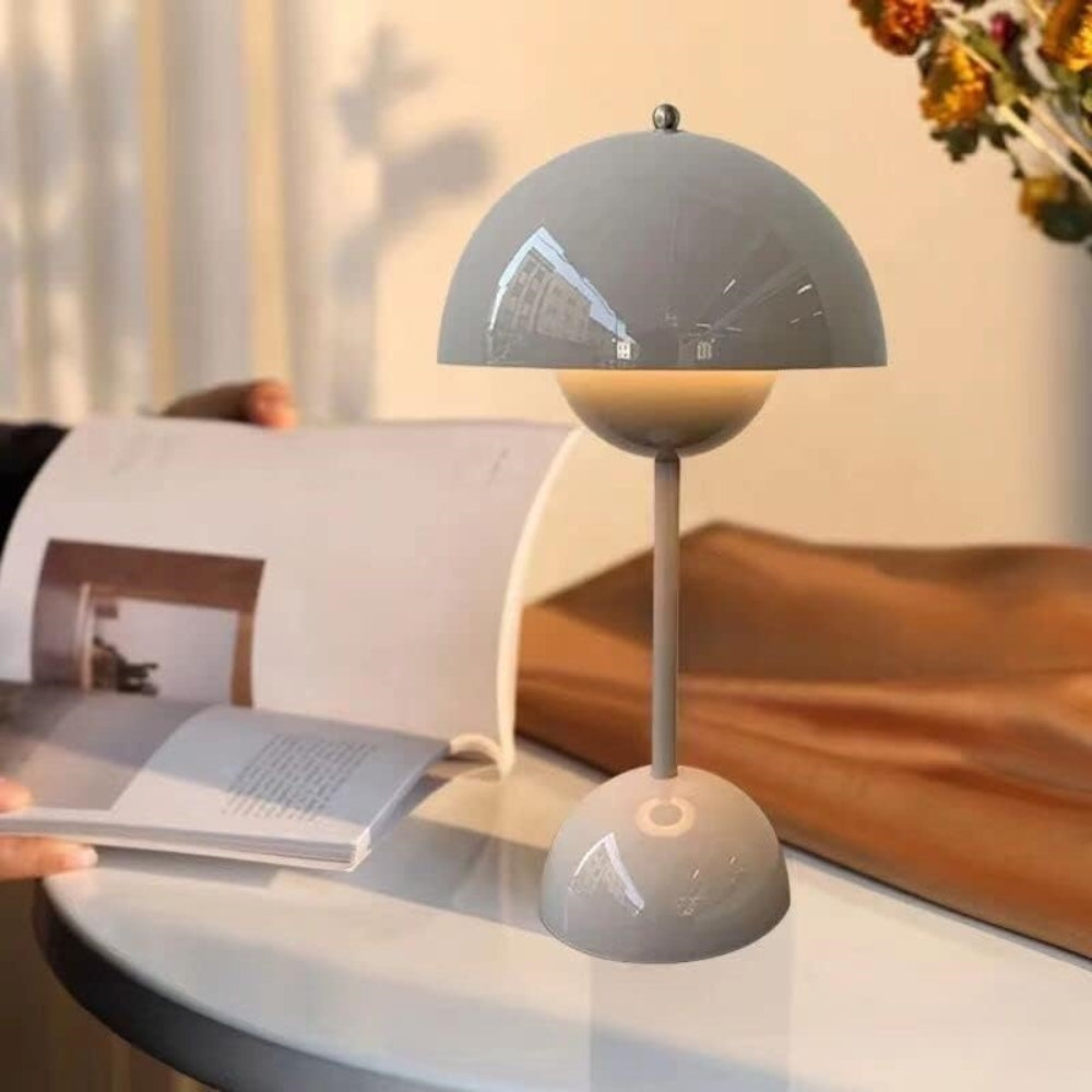 Table lamp dimmable touch control desktop decoration advanced and simple mushroom lamp