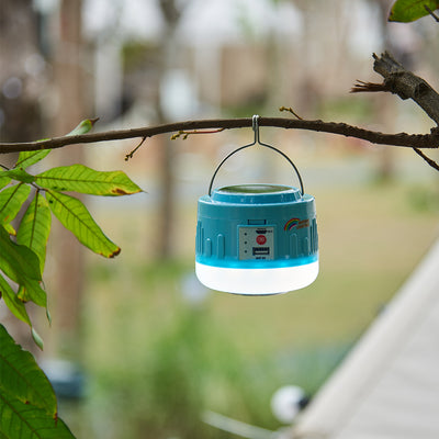 Hanging Solar Powered LED Camping Light USB Charging Emergency Lantern