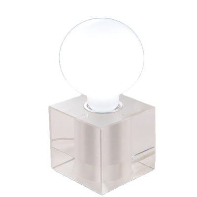 Modern Style Crystal Table Lamp Clear with Switch