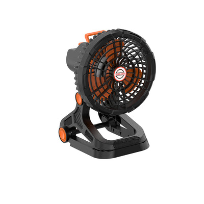 Portable Camping Light Fan Solar Camping Fan with Tripod Connection Port Function