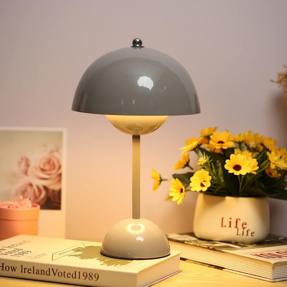 Table lamp dimmable touch control desktop decoration advanced and simple mushroom lamp