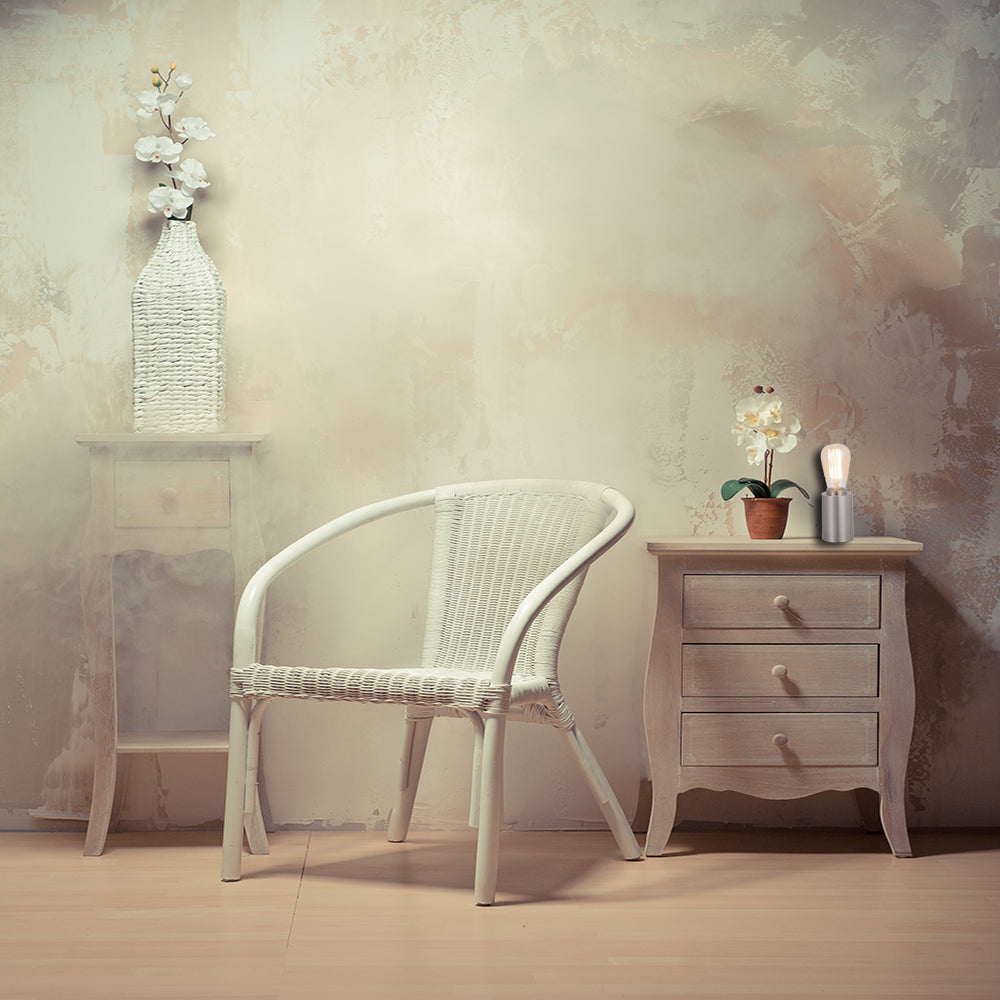 Aluminum Lamp Decorating Desk Cylindrical  Shape with Switch
