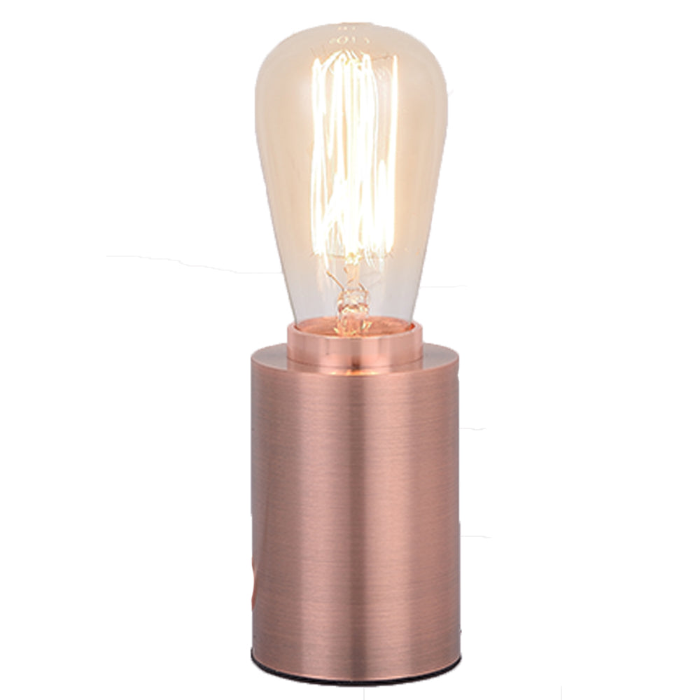 Aluminum Lamp Decorating Desk Cylindrical  Shape with Switch