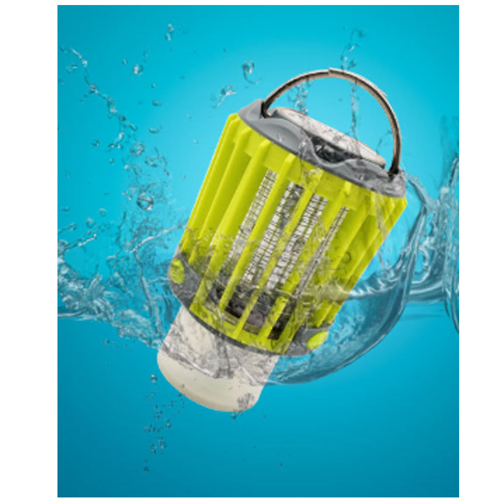 Bug Zapper & LED Camping Lantern & Flashlight 3-in-1Waterproof Rechargeable Mosquito Zapper Portable for Outdoor Lamp