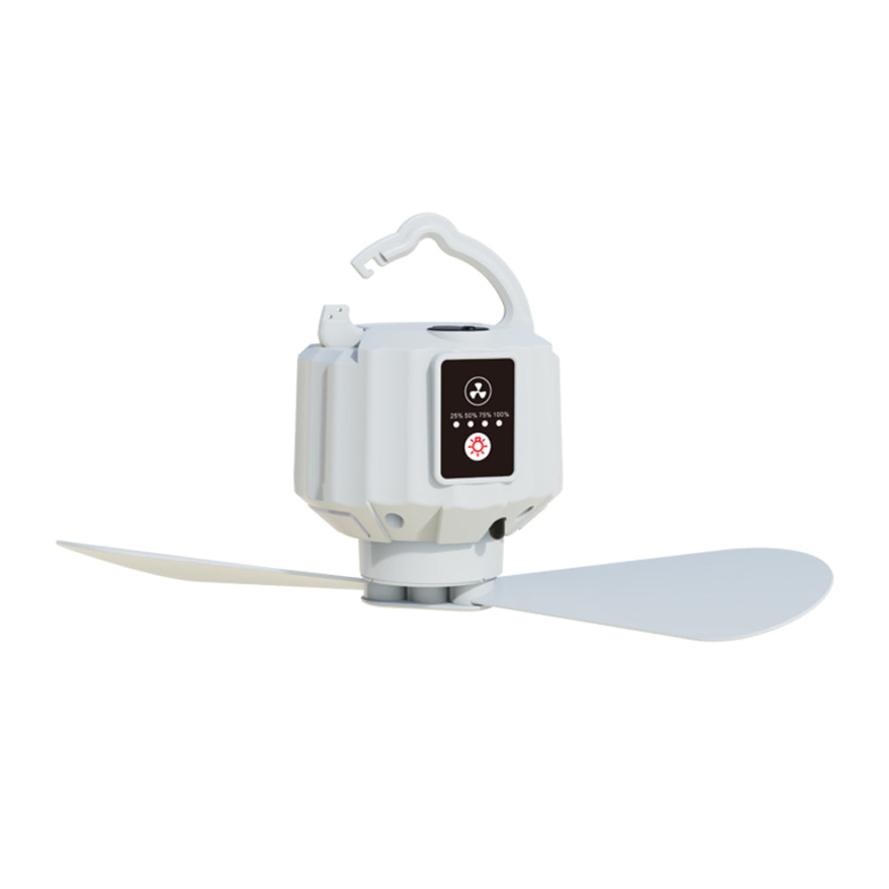 Fan Light Camping Lamp with Infrared Remote Control
